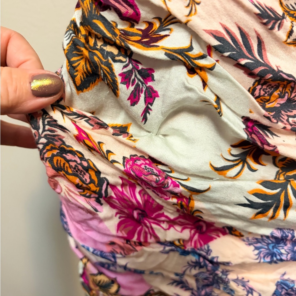ADELYN RAE Spring Above Rouched Floral Mini Dress - Picture 9 of 9